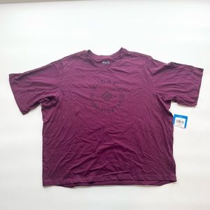 Columbia Women's Sz L Crew Neck Short Sleeves North Cascades Relaxed T-Shirt